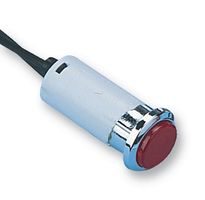 CML INNOVATIVE TECHNOLOGIES NU230R1 Neon Indicator, 230 V, Wire Leaded, Red, 12.7 mm, Round
