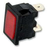 ARCOLECTRIC / BULGIN LIMITED H8630FBNAL Neon Indicator, Flush, 250 V, Quick Connect, Red, Rectangular