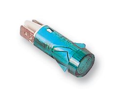 ARCOLECTRIC / BULGIN LIMITED C282000NAD Neon Indicator, 250 V, Quick Connect, Green, 12 mm, Round with Flat Top, 20 mA