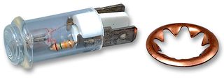 ARCOLECTRIC / BULGIN LIMITED C0180AANAG Neon Indicator, 130 V, Quick Connect, Transparent, 12.7 mm, Round with Flat Top, 20 mA