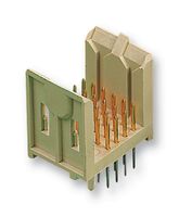 AMPHENOL COMMUNICATIONS SOLUTIONS 88951-101LF Connector, FCI Metral 88951, 24 Contacts, 2 mm, Header, Through Hole, 4 Rows