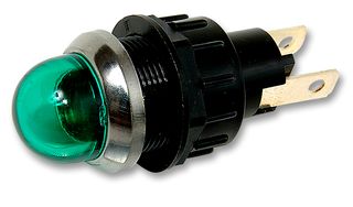 ARCOLECTRIC / BULGIN LIMITED C1090VEFAJ Indicator Lens, Green, Lamp Holder