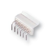 MOLEX 39-28-0068 HEADER, R/A, SQUARE PIN, 0.156", 6WAY