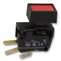 ARCOLECTRIC / BULGIN LIMITED C0911RBAAD Industrial Pushbutton Switch, 0911 Series, 12.7 mm, SPDT, On-(On), Rectangular