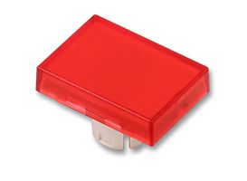 EAO 61-9331.2 Lens, Illum, Plastic, Rectangular, Red, 61 Series