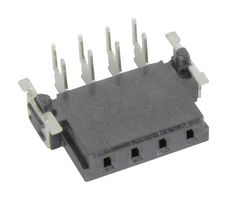 HARTING 15650042701000 PCB Receptacle, Board-to-Board, 2.54 mm, 1 Rows, 4 Contacts, Through Hole Mount Right Angle