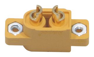 MULTICOMP PRO MP011786 Rectangular Power Connector, 2 Contacts, XT60E, Panel Mount, Solder, 7.2 mm, Plug