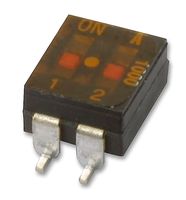 APEM M402SMGNL DIP / SIP Switch, 2 Circuits, Slide, Surface Mount, SPST, 20 V, 100 mA