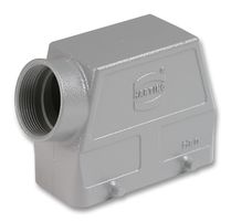 HARTING 0930 016 0521 Heavy Duty Connector, PG29 Side Entry, 4 Pegs, High Profile, Hood, Side Entry, Aluminium Body