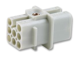 HARTING 0936 008 3101 Heavy Duty Connector, Han D, Insert, 9 Contacts, 3A, Receptacle