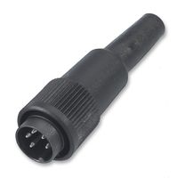 BINDER 99 0621 00 07 Circular Connector, Miniature Circular Connector, 678 Series, Cable Mount Plug, 7 Contacts