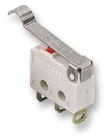 SAIA-BURGESS F4T7YC Microswitch, Snap Action, Simulated Roller Lever, SPDT, Solder, 5 A, 30 V