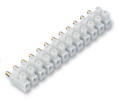 CAMDENBOSS CTSN434/12/M Panel Mount Barrier Terminal Block, 1 Row, 12 Ways, 12 mm, 16 A