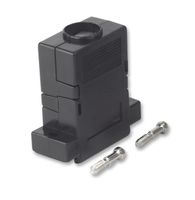 MH CONNECTORS MHCCOV-9SN-BK D Sub Backshell, Black, MHCCOV-SN, DE, 180°, Plastic Body