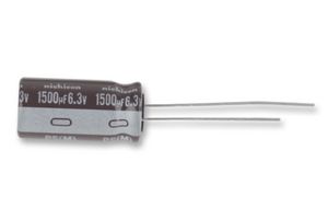 NICHICON UPS1C222MHD Electrolytic Capacitor, Miniature, 2200 µF, 16 V, ± 20%, Radial Leaded, 1000 hours @ 105°C, Polar