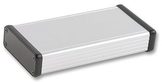 HAMMOND 1455J1602 Metal Enclosure, 1455 Series, Extruded With Plastic End Panels, Small, Extruded Aluminium, 27 mm