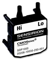 SENSIRION SDP1000-L05 Pressure Sensor, Calibrated, -10 to 60°C, Differential, -5 Pa, 125 Pa, 4.75 VDC, 5.25 VDC, SIP
