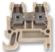 WEIDMULLER AKZ 1.5 BLUE DIN Rail Mount Terminal Block, 2 Ways, 22 AWG, 14 AWG, 1.5 mm², Screw, 17.5 A