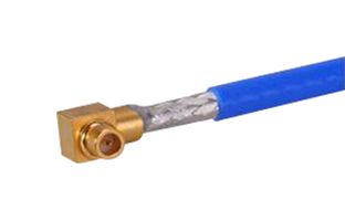 HUBER+SUHNER MF86/16MMPX/11PC185/305MM RF / Coaxial Cable Assembly, 12 ", 305 mm, MULTIFLEX 86, MMPX 90° Plug, 1.85mm Plug, 50 ohm