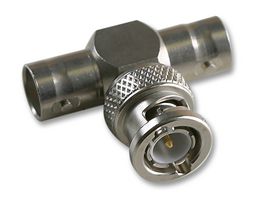 RADIALL R141780000 RF / Coaxial Adapter, BNC, Plug, BNC, Jack, Jack, Tee Adapter, 50 ohm