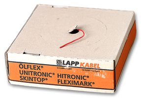 LAPP 4520044 Wire, Stranded, Hook Up, PVC, Red, 10 AWG, 100 m