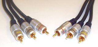 PRO SIGNAL JR9503/2M-ROHS Audio / Video Cable Assembly, Phono (RCA) Plug, x 3, Phono (RCA) Plug, x 3, 6.6 ft, 2 m, Black