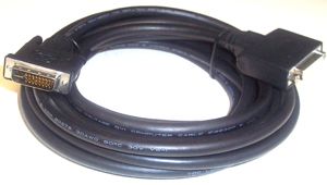 VDC 104900105 Audio / Video Cable Assembly, DVI-I Plug, DVI-I Socket, 16.4 ft, 5 m, Black