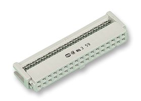 HARTING 09 18 564 7803 IDC Connector, Without Strain Relief, IDC Receptacle, Female, 2.54 mm, 2 Row, 64 Contacts