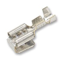 JST / JAPAN SOLDERLESS TERMINALS SPB-2.5T-250N-S Quick Disconnect Terminal, SPB, Female Piggyback Disconnect, 6.35mm x 0.81mm, 0.25" x 0.032"