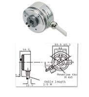HENGSTLER RI58-D/1000ED.32IB Rotary Encoder, Optical, Incremental, 1000 PPR, 0 Detents, Horizontal, Without Push Switch