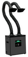 MULTICOMP PRO MP741026 Fume Extractor, 2 Channel, 180 W, 240 VAC, EU/UK