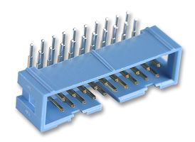 TE CONNECTIVITY - AMP 2-1761605-7 Pin Header, Right Angle, Wire-to-Board, 2.54 mm, 2 Rows, 20 Contacts, Through Hole Right Angle