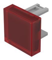 EAO 31-951.2 Lens, Flush, 15.3 x 15.3mm, Square, Red, 31 Series