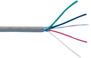 ALPHA WIRE 5110/15C SL005 Multicore Cable, Screened, 15 Core, 22 AWG, 100 ft, 30.5 m