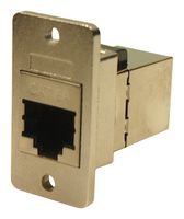 CLIFF ELECTRONIC COMPONENTS CP30625SMX1 In-Line Adapter, Nickel Frame, Adapter, In-Line, RJ45, RJ45, Slim FeedThrough Series