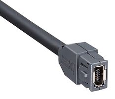 HIROSE / HRS IX40G-B-10P-JC(7.0) Modular Connector, Modular Jack, 1 x 1 (Port), 10P10C, Cat6a, Cable Mount