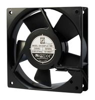 ORION FANS OA125AP-11-1TB AC Axial Fan, 115V, Square, 120 mm, 25 mm, Ball Bearing, 75 CFM