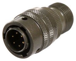 AMPHENOL INDUSTRIAL PT06A-10-6P Circular Connector, PT Series, MIL-DTL-26482 Series I, Straight Plug, 6 Contacts, Solder Pin