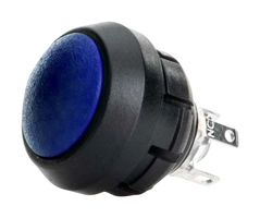 ITW SWITCHES SA12-RB-N-BL-S-N-G Industrial Pushbutton Switch, SA12 Series, 13.58 mm, SPDT-DB, Momentary, Round Domed, Blue