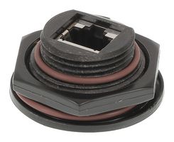 MOLEX 130053-0004 Modular Connector, Circular, RJ45 Jack, 1 x 1 (Port), 8P8C, Cat5e, IP67, Panel Mount