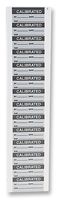 MULTICOMP PRO 7827330 Label, Identification, 16 mm, 38 mm, Metallised Polyester, Calibrated (By, Date, Due)