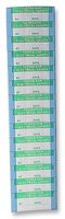 MULTICOMP PRO 7827350 Label, Write-On, 16 mm, 38 mm, Metallised Polyester, Tested For Electrical Safety (By, Date)