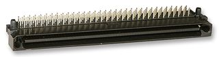 MOLEX 71661-2513 Mezzanine Connector, Header, 1.27 mm, 2 Rows, 130 Contacts, Through Hole Mount, Brass