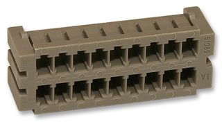 MOLEX 51089-1805 Connector Housing, Mi II 51089, Receptacle, 18 Ways, 2 mm, 50212 Crimp Terminal