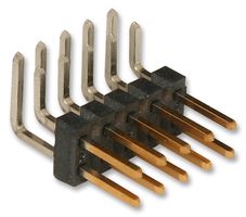 MOLEX 71764-0110.. Pin Header, Board-to-Board, 2.54 mm, 2 Rows, 10 Contacts, Through Hole Right Angle, C-Grid 71764