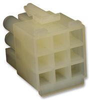 MOLEX 39-03-6094 . Connector Housing, UL 94V-2, Standard .093" 3191 Series, Receptacle, 9 Ways, 6.7 mm
