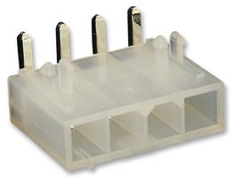 MOLEX 39-30-7041 Pin Header, Power, 4.2 mm, 1 Rows, 4 Contacts, Through Hole, Mini-Fit Jr. 5569