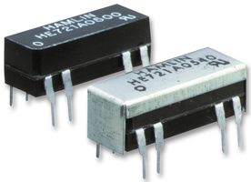 LITTELFUSE HE722A2400 Reed Relay, DPST-NO, 24 VDC, HE700 Series, Through Hole, 2.15 kohm, 500 mA