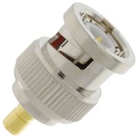 AMPHENOL RF 242184 RF / Coaxial Adapter, BNC, Plug, SMB, Jack, Straight Adapter, 50 ohm