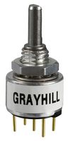 GRAYHILL 26GS22-01-1-16S-C.. Rotary Encoder, Mechanical, Absolute, 16 PPR, 16 Detents, Vertical, Without Push Switch